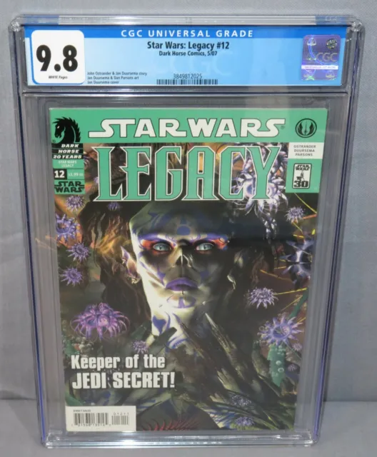 STAR WARS: LEGACY #12 (Fantastic Cover) CGC 9.8 NM/MT Dark Horse 2007