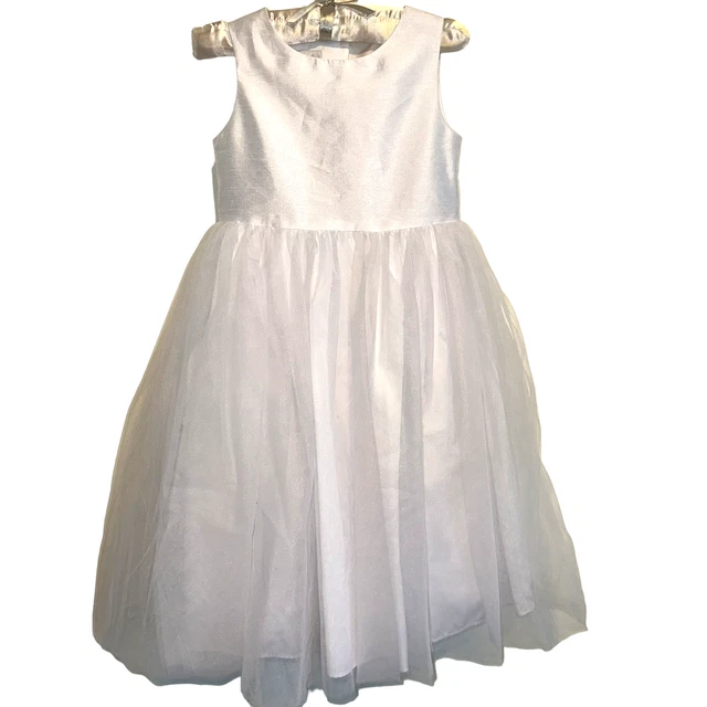 marmellata classics tulle dress Marmellata Classics Dress Girls 6X Pink White Tulle Formal Easter Party Gown