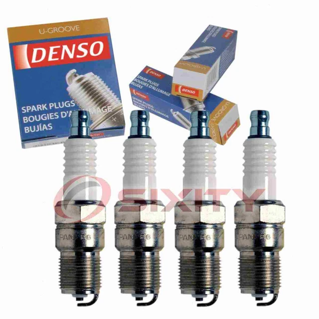 4 pc Denso Standard U-Groove Spark Plugs for 1982-1984 Mercury Lynx 1.6L L4 jb
