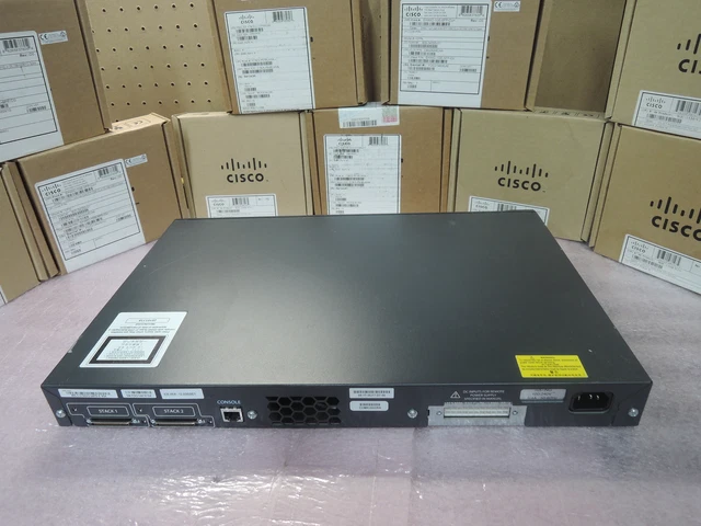 CISCO WS-C3750V2-48PS-E 48 Port IP Service Switch. 90 Day's warranty ...