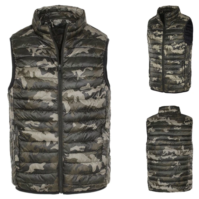 Smanicato Uomo Leggero Giubbino Militare Giubbotto Camouflage Gilet Veque Smanicato Uomo Leggero Giubbino Militare Giubbotto Camouflage Gilet Veque