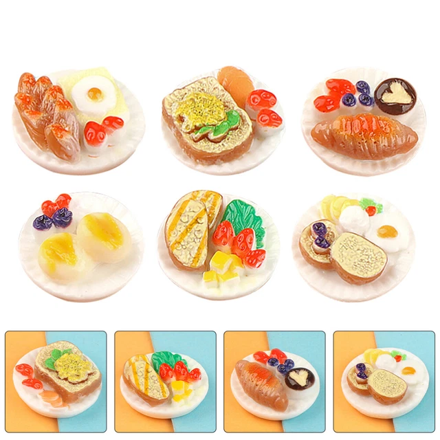 12 Pcs Nourriture Simulée Jeu De Nourriture Accessoires De Bricolage