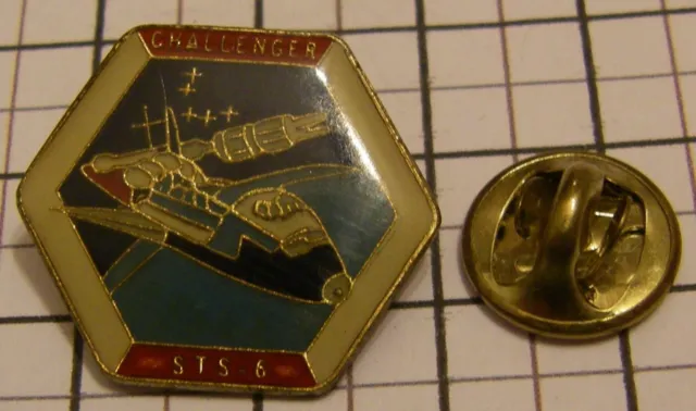 NASA SPACE SHUTTLE CHALLENGER STS-6 vintage pin badge Z8J