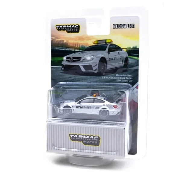 Tarmac Mercedes C63 AMG DTM Safety Car 1:64 - Silber Modellauto Sammlerstück