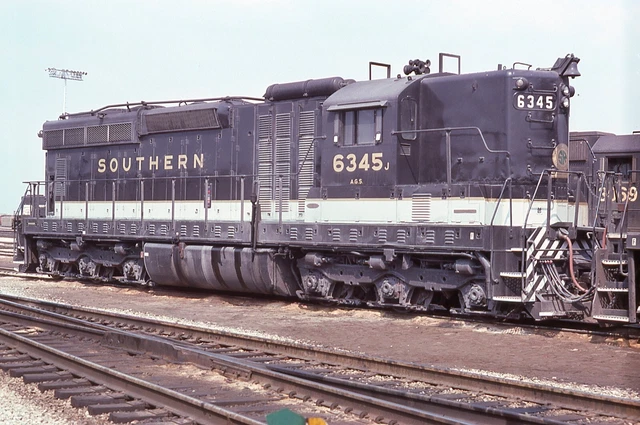 Southern Railroad     Sd-24     #6345   Original Kodachrome  Slide