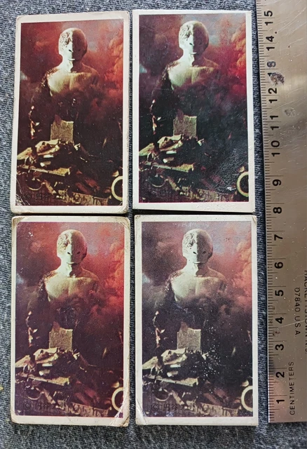 Menko Japan Ultraman Alien Spell Trading Card monsters creatures godzilla Menko Japan Ultraman Alien Spell Trading Card monsters creatures godzilla