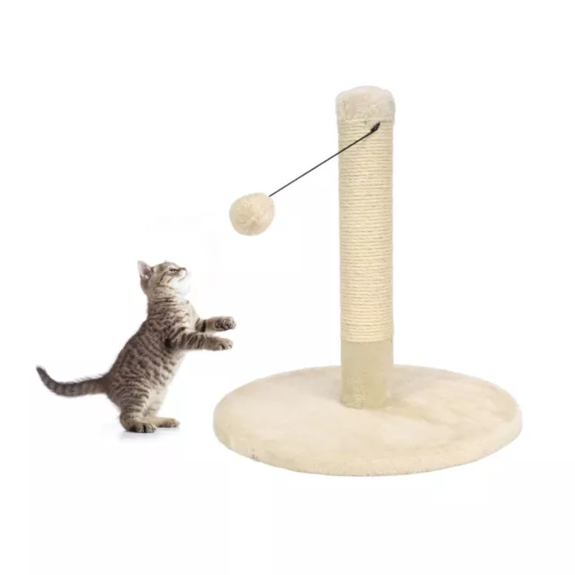 Árbol rascador para gatos, mueble para gatos, pelota de juego, rascador, 39... 3