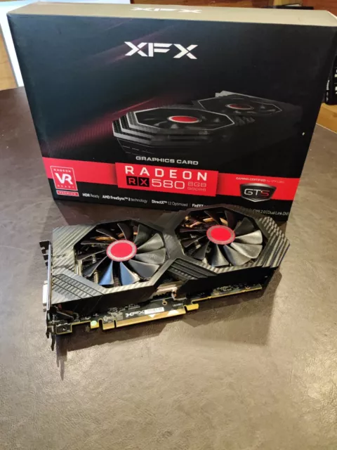 XFX AMD Radeon RX 580 GT S XXX (8192 MB) (RX-580P8DFD6) Graphics Card