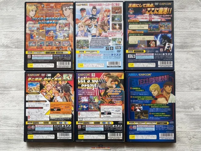 SONY Playstation 2 PS2 Street Fighter series 6games set from Japan 2