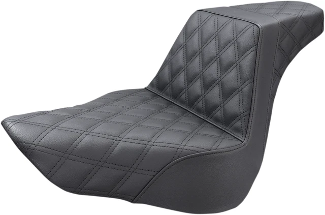 Harley Saddlemen Step Up Sitzbank 18-20 Softail Fat Boy 818-27-175 schwarz LS