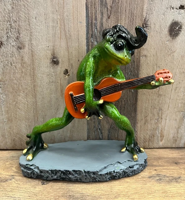 Frog Elvis Resin Figurine 6" x 6"