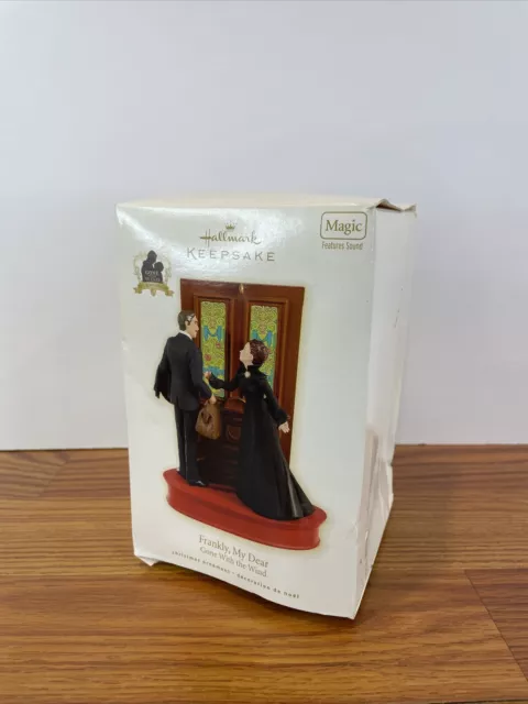 2009 Hallmark Keepsake Christmas Ornament Gone With The Wind “Frankly, My Dear”