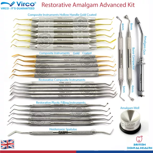 Dentaire Reconstituant Composite Plastique Remplissage Instruments / Amalgame