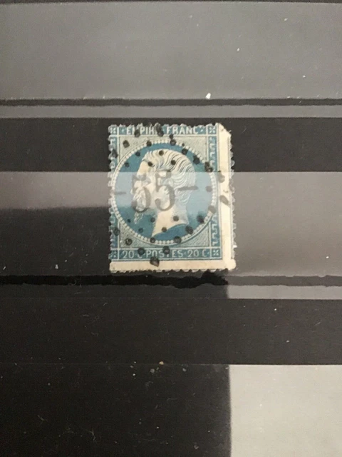 Lot 80 timbre de France type Napoleon III n°29A obl losange GC 55 