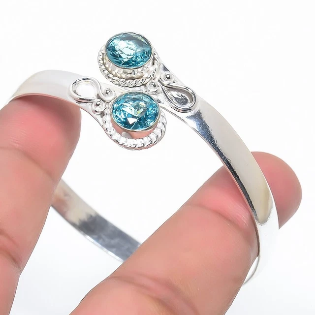 Bracelet En Argent Sterling 925 Avec Cornaline - Fait Main En Inde - Réglable