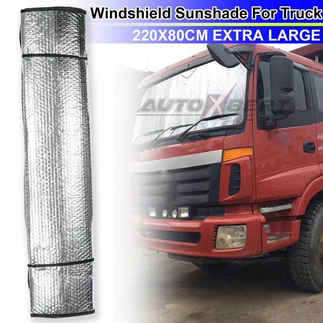 2.2M Extra Large Truck Windshield Sun Shade Foldable UV Block Cover Van Bus RV 2.2M Extra Large Truck Windshield Sun Shade Foldable UV Block Cover Van Bus RV