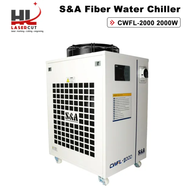 S&A CWFL-2000 Fiber Water Chiller for 2000W Fiber Laser Cutting Machine