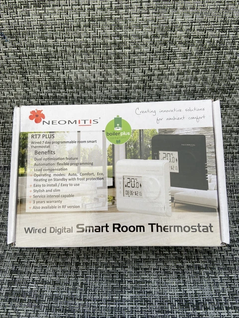 NEOMITIS RT7RF PLUS 7 Day Programmable Digital Room Thermostat - White  £55.00 - PicClick UK