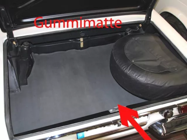 Gummimatte Trunk mat  für Mercedes Pagode W113 Kofferraum