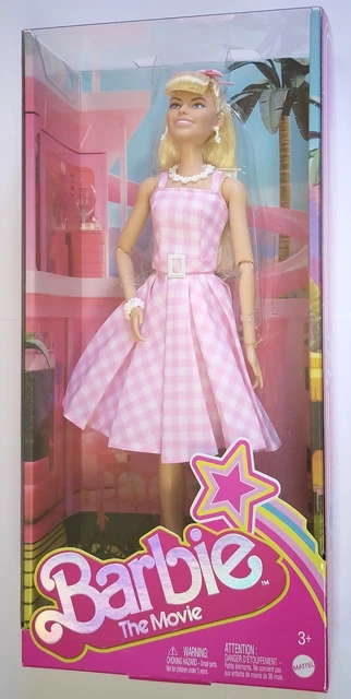BARBIE THE MOVIE Barbie with Pink Gingham Dress Collector Doll