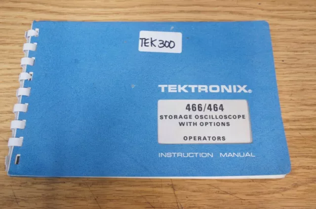 Tektronix Service, Operating, Instruction Manuals - Various