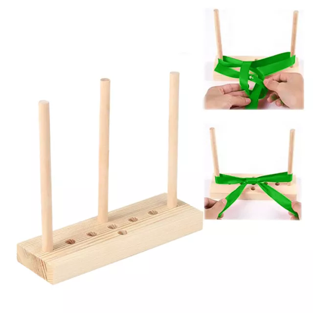 BOW MAKER FOR Ribbon Wooden Multi Size Adjustable With Wooden