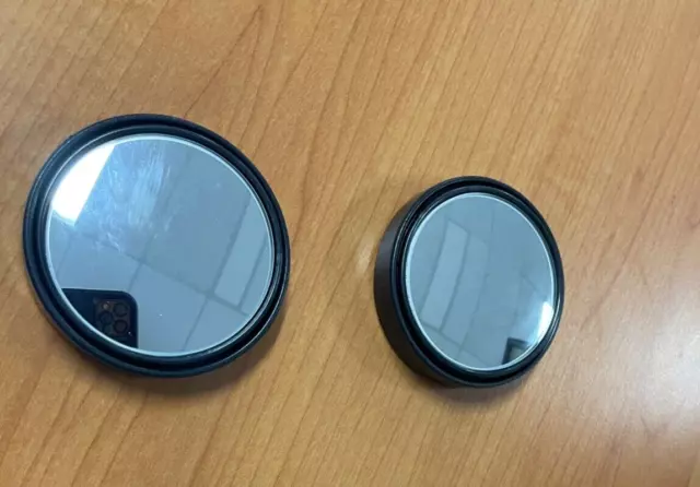 2x Blind Spot Car Mirror 360° Wide Angle Adjustable Rear Side View Convex Glass