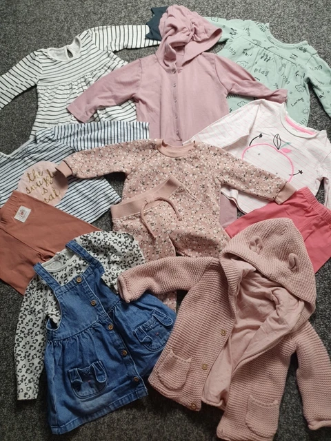 Pacchetto set abiti bambina 6-9 mesi