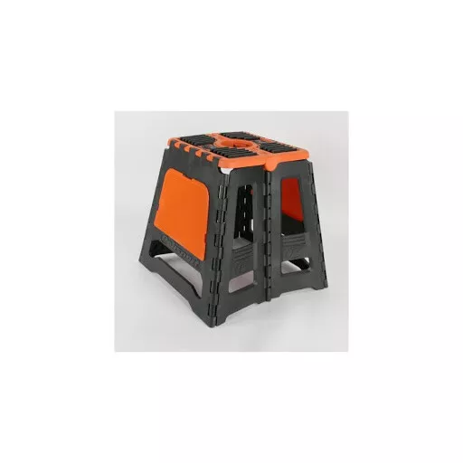 Polisport Folding Bike Box Stand Motocross MX Enduro Black Orange KTM ORANGE