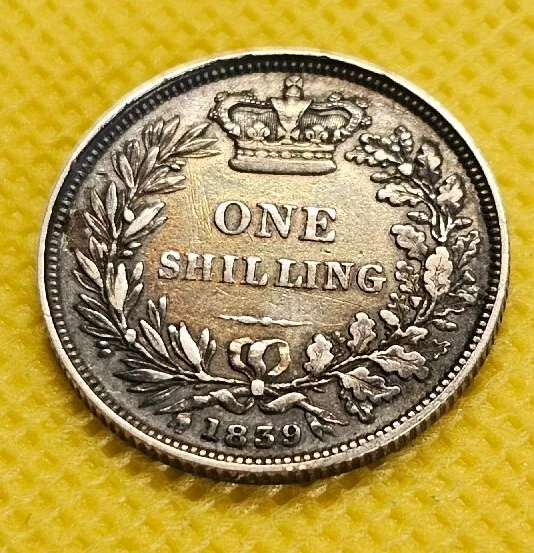 1839 Shilling - Victoria British Silver Coin