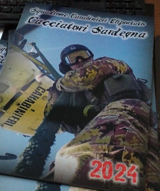 calendario Carabinieri Cacciatori Sardegna 2024