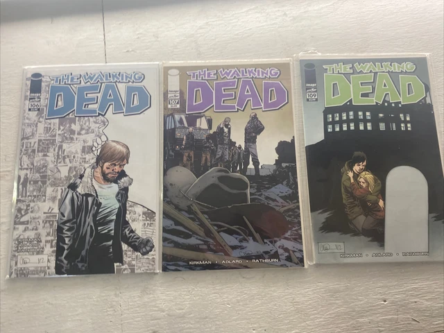 The Walking Dead #106 107 109 2013 NM Image High Grade Comic Book lot Kirkham