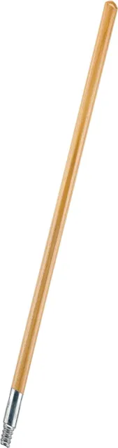 Wood Handle 72" with Threaded Metal Tip by Superio