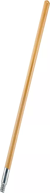 Wood Handle 72" with Threaded Metal Tip by Superio