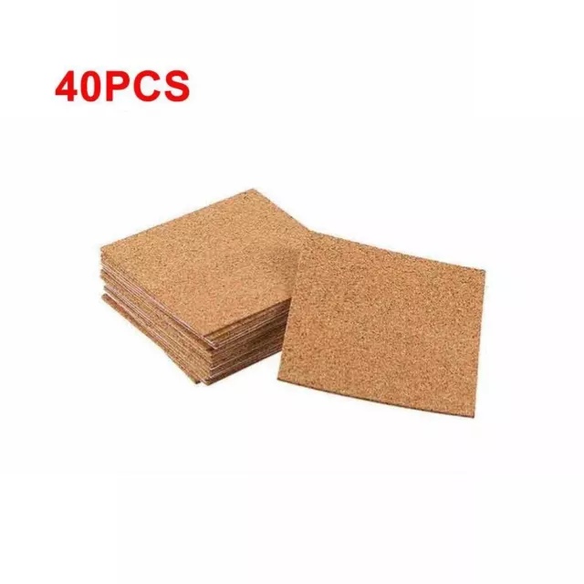 Applied In Office Square Cork Mat 100MM Cork Self-adhesive Hot Sale