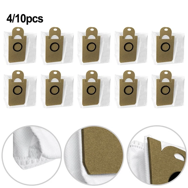 Sacs à Poussière De Rechange Pour Aspirateur Robot Vistefly M203 - Lot De 10, Entretien Facile - 12