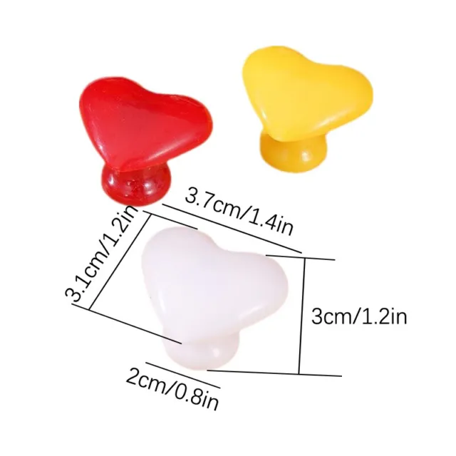 Mango de inodoro pulsador botón en forma de corazón prensa tanque interruptor pulsador inodoro baño decoración