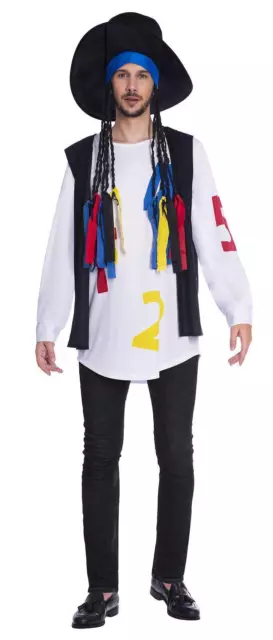 Adult Boy George 80s Pop Icon Costume - XL