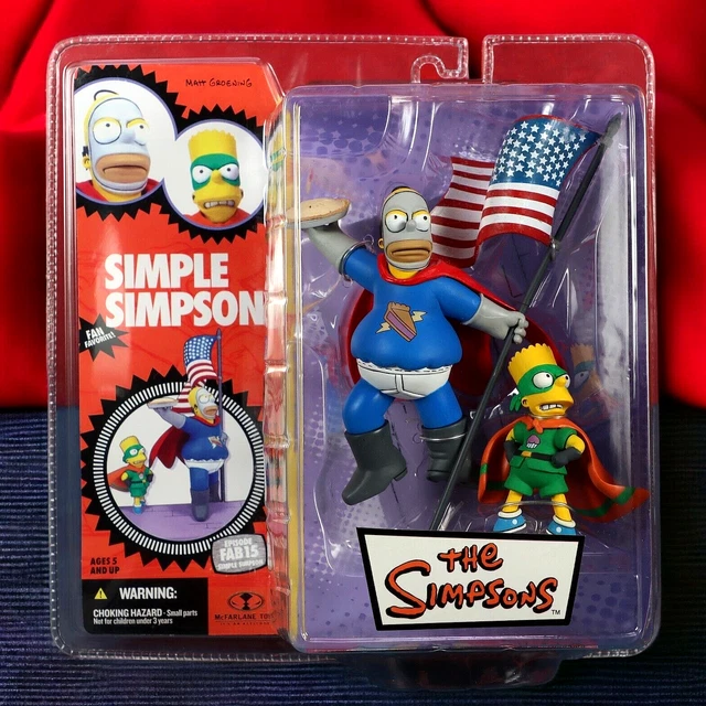 THE SIMPSONS SIMPLE Simpson Action Figure McFarlane Toys Bart Homer