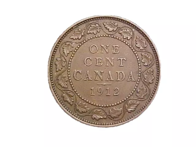 1912 CANADA LARGE CENT - VERY NICE HIGH GRADE CIRC COLLECTOR COIN! -c3732xqn