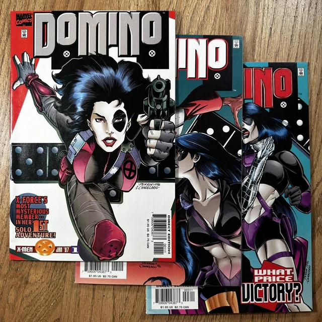 Domino 1-3 Full Series X-Force Marvel Comics 1997 VFNM