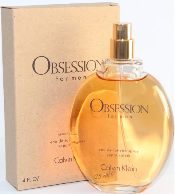 Obsession by Calvin Klein 4.2 oz EDT Spray for Men Tester Box