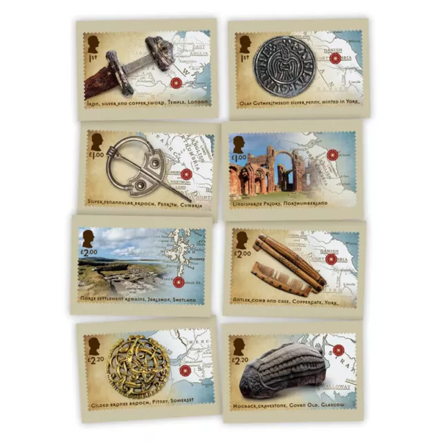 2024 Viking Britain Mint PHQ Postcards - Set of 8