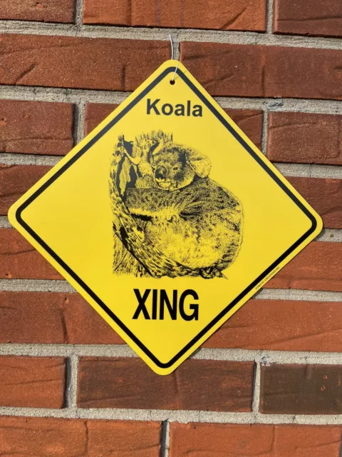 Koala Crossing Sign: 'Koala XING'. NEW!! KC creations Jungle Australia