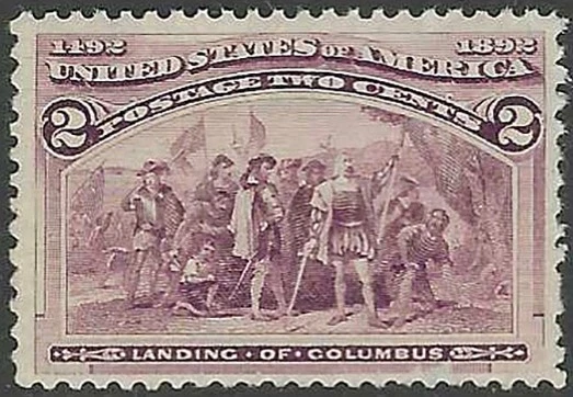 SC#231 - 2c Columbian Exposition MNH (231-13)