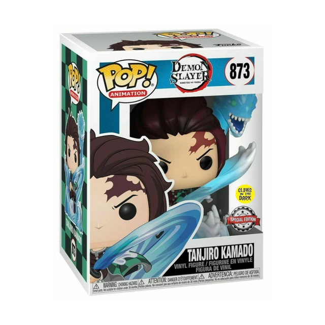 Funko Pop! & Tee: Demon Slayer - Tanjiro - (BL) - L - Large - (L) - T-Shirt - Vêtements avec Une Figurine en Vinyle à Collectionner - Idée de Cadeau
