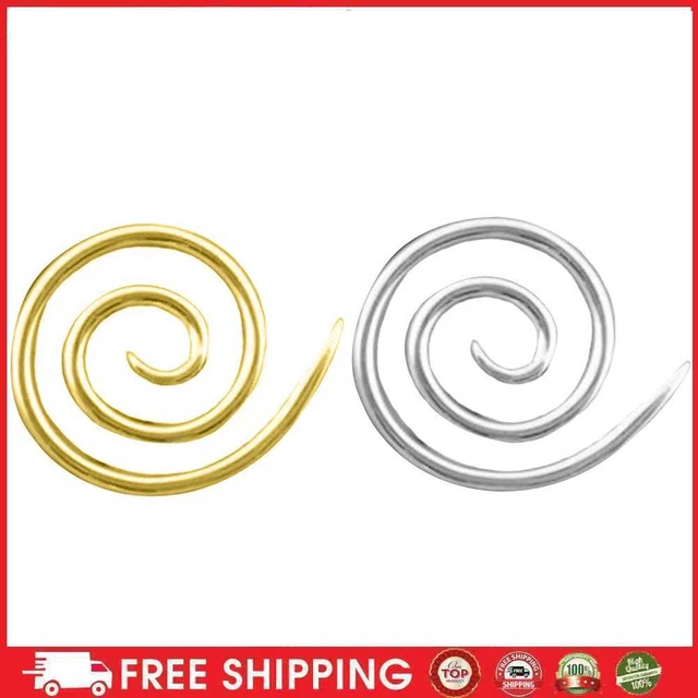 Spiral Cable Knitting Needles Shawl Pin Holder Bent Tapestry Needles for Yarn