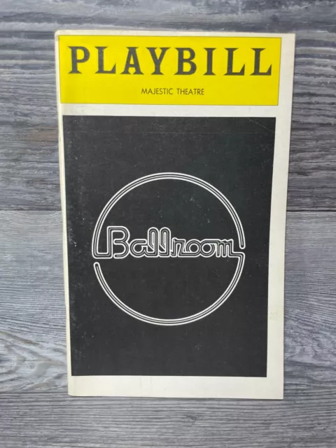 Ballroom, Playbill, December 1978, Majestic Theatre