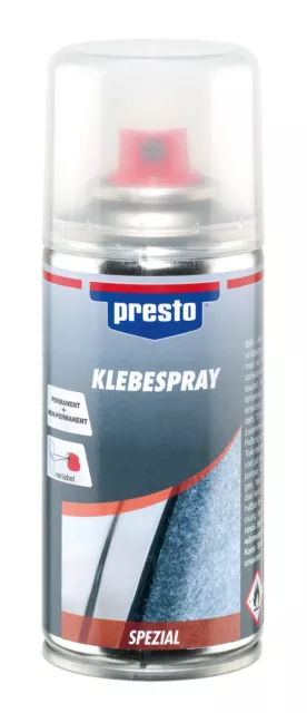 Presto Klebespray Sprühkleber Universal Kleber Klebstoff Spray 150 ml 429941