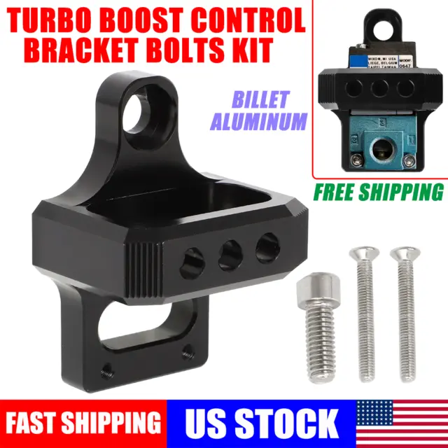 3 Port For MAC Electronic Boost Control Solenoid Valve Mount Holder Bracket USA